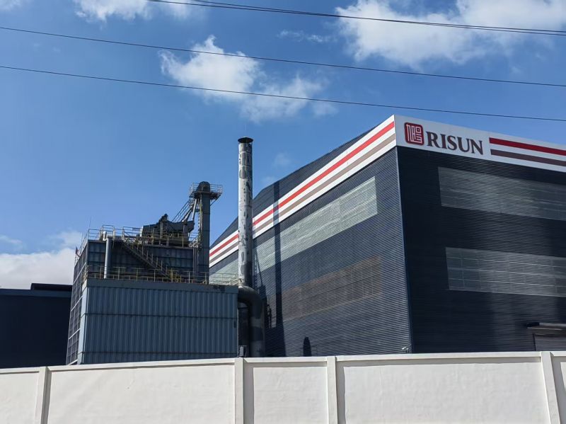 内蒙古翔福新材料有限公司冷渣机现场