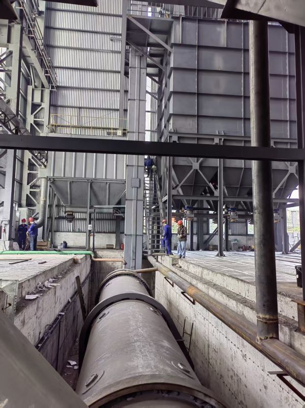 四川开炭新材料有限公司冷渣机现场