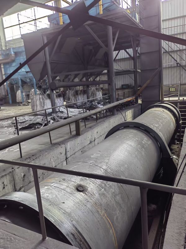 内蒙古恒胜新材料有限公司冷渣机现场